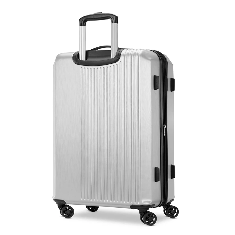 Aluminum Silver Samsonite Alliance SE Large Spinner Checked Luggage | 915802-WZS