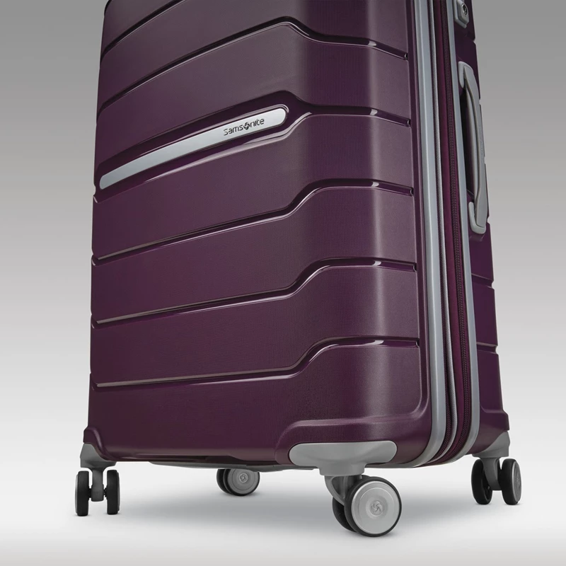 Amethyst Purple Samsonite Freeform Medium Spinner Checked Luggage | 081396-QWH