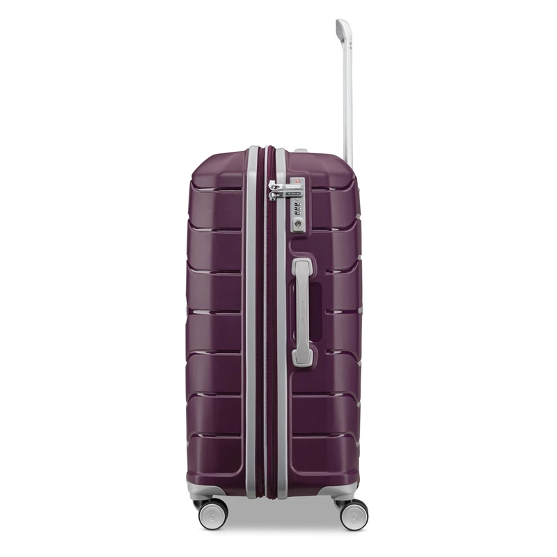 Amethyst Purple Samsonite Freeform Medium Spinner Checked Luggage | 081396-QWH