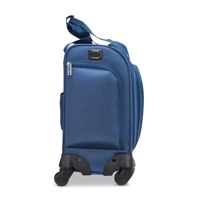 Black / Black / White Samsonite Spinner Underseater with USB Port Underseat Luggage | 120493-FUP