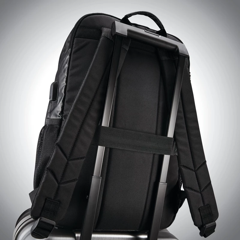 Black/Camo Samsonite Quadrion Slim Backpack Laptop Backpacks | 384560-ZEO