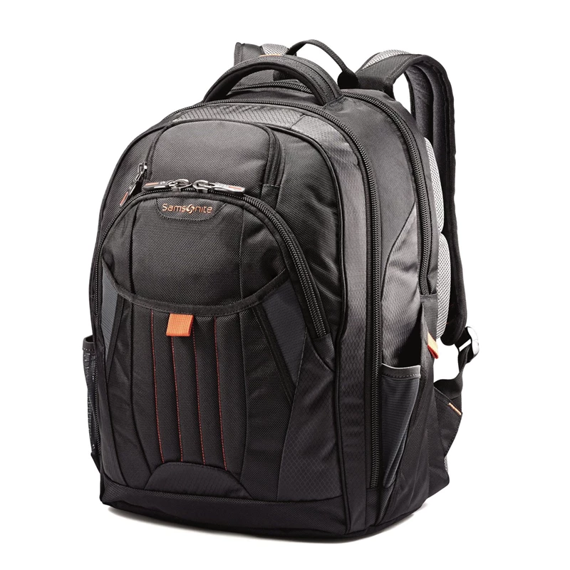 Black/Orange Samsonite Tectonic 2 Large Backpack Laptop Backpacks | 732548-DOK