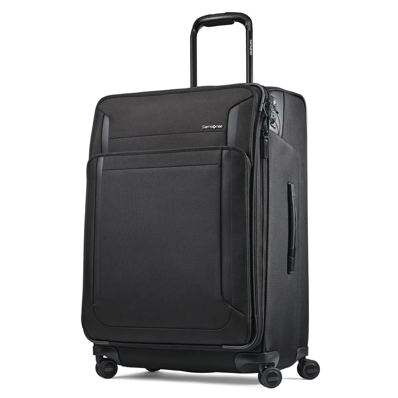 Black Samsonite Armage II Large Expandable Spinner Softside Luggage | 082749-AGQ