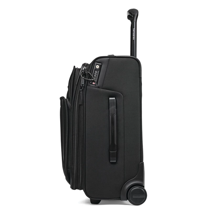 Black Samsonite Armage II Upright Wheeled Carry On Softside Luggage | 821053-TXB