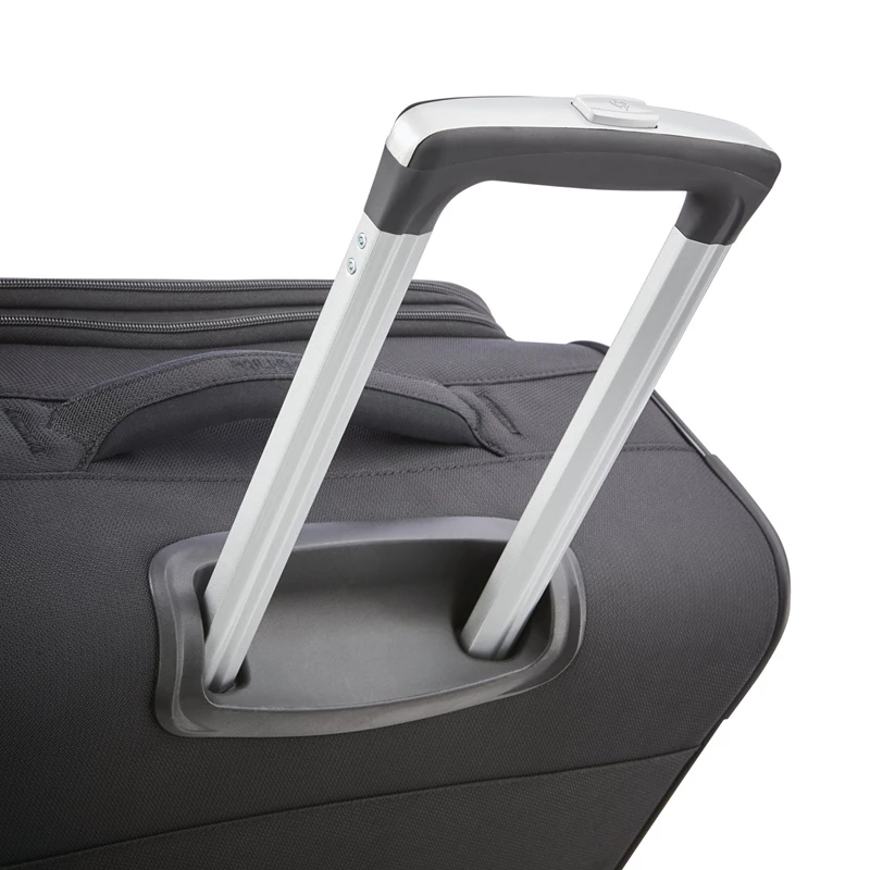 Black Samsonite Atrium Medium Spinner Checked Luggage | 140637-IPK