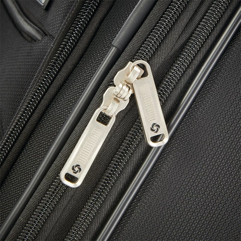 Black Samsonite Atrium Medium Spinner Checked Luggage | 140637-IPK