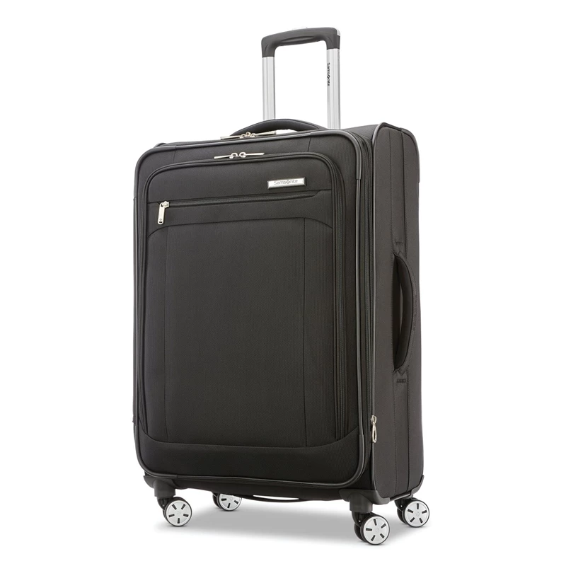 Black Samsonite Atrium Medium Spinner Softside Luggage | 863051-GHU