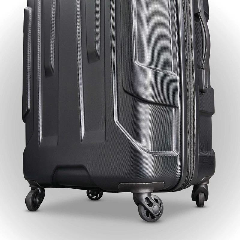 Black Samsonite Centric Medium Spinner Checked Luggage | 530742-TNV