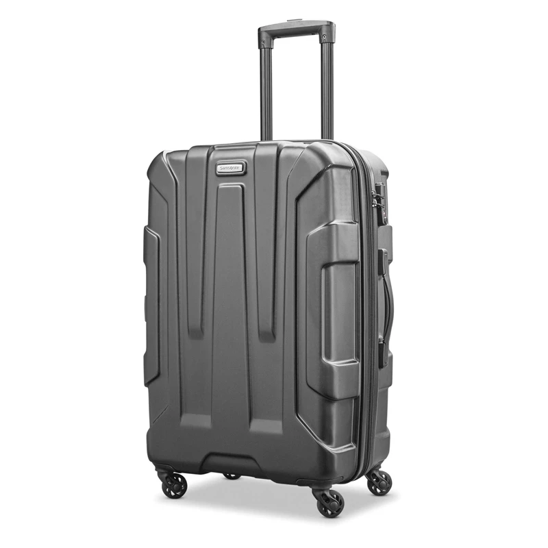 Black Samsonite Centric Medium Spinner Checked Luggage | 530742-TNV