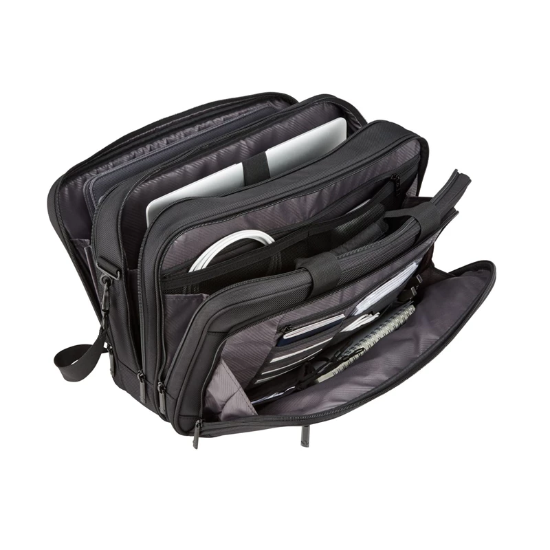 Black Samsonite Classic Business 2.0 3 Compartment Brief Business Bags | 265138-GZO