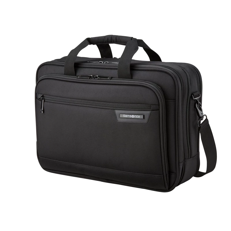 Black Samsonite Classic Business 2.0 3 Compartment Brief Business Bags | 265138-GZO