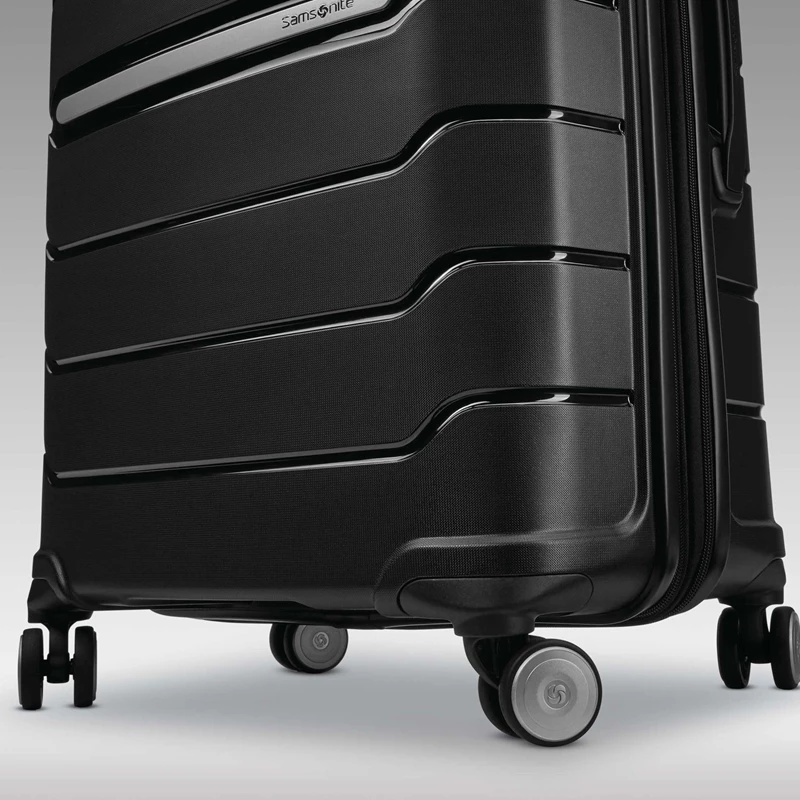 Black Samsonite Freeform Carry-On Spinner Hardside Luggage | 257831-EBO