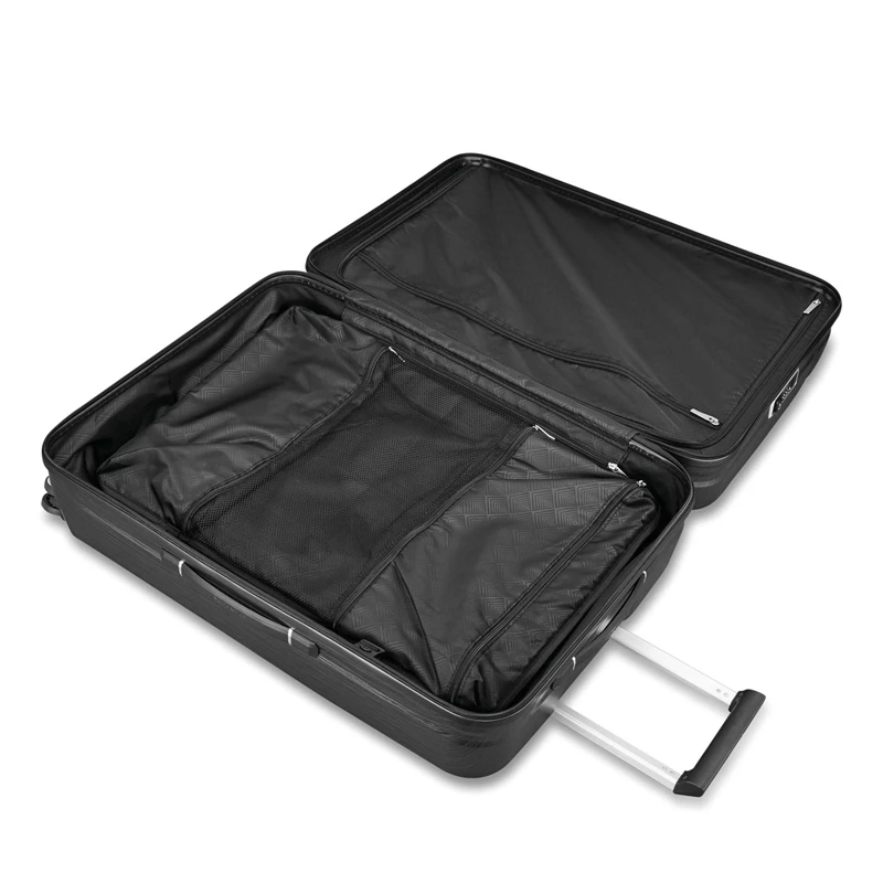 Black Samsonite Novaire Large Spinner Checked Luggage | 904157-NMK