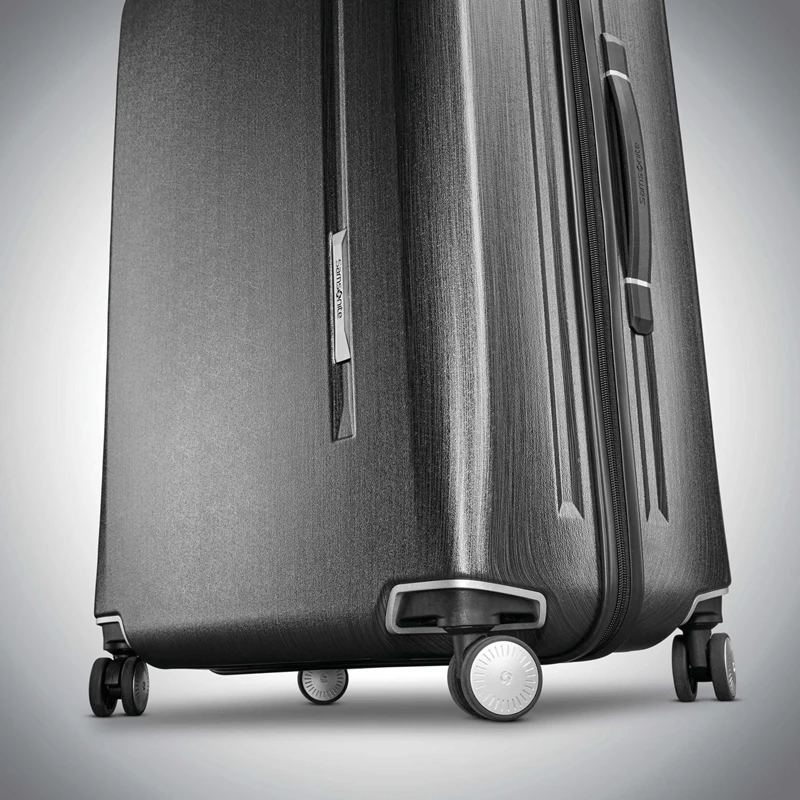 Black Samsonite Novaire Large Spinner Checked Luggage | 904157-NMK