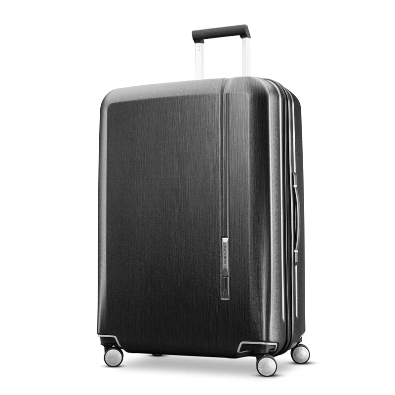 Black Samsonite Novaire Large Spinner Checked Luggage | 904157-NMK