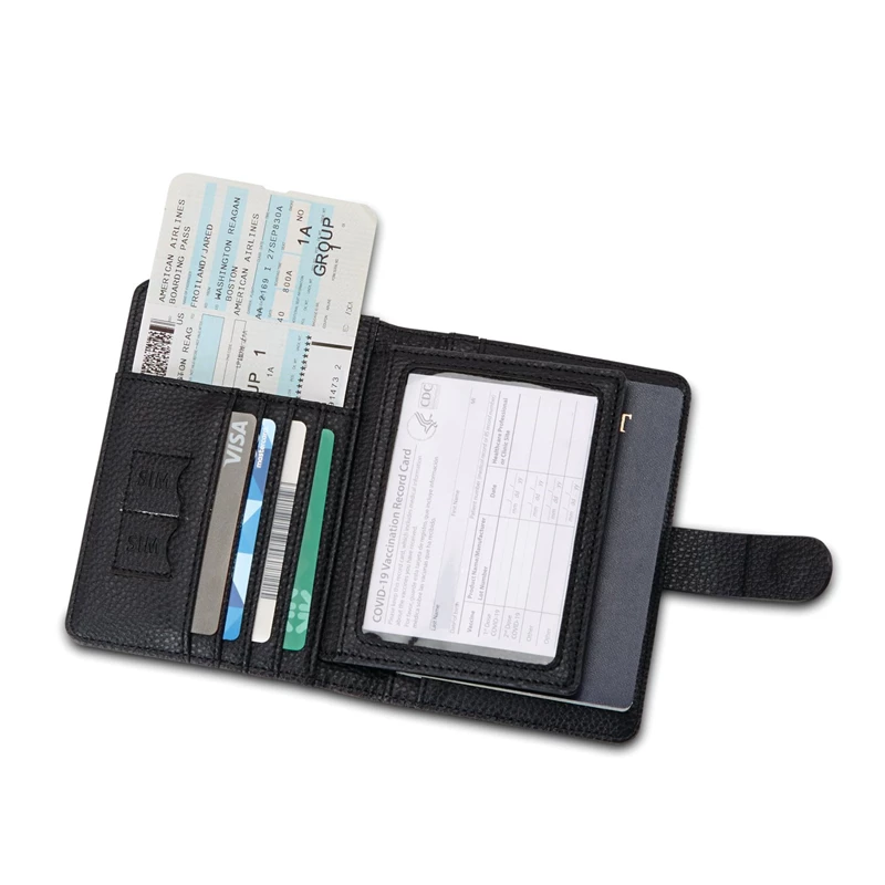 Black Samsonite Passport Cover and ID Tag Gift Set Wallets & Passport Covers | 461352-ZYC