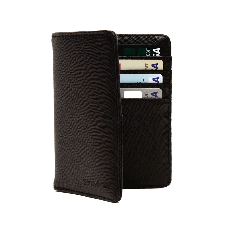 Black Samsonite RFID Passport Wallet RFID Accessories | 381246-ELA