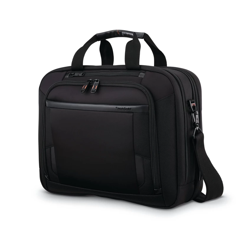 Black Samsonite Samsonite Pro Double Compartment Brief Laptop Bags & Briefcases | 061358-UEI