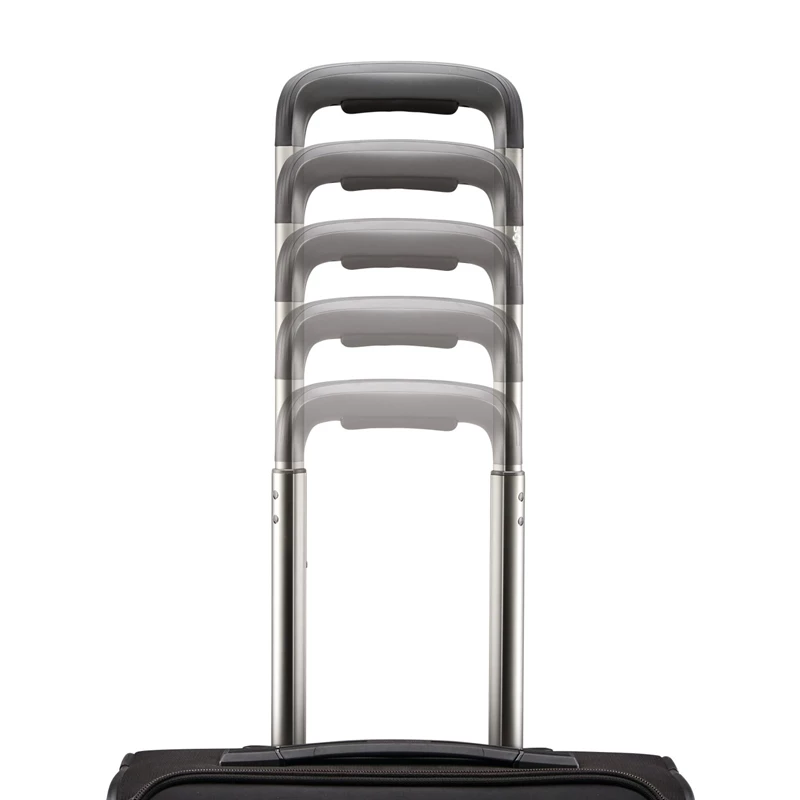 Black Samsonite Silhouette 17 Carry-On Spinner Softside Luggage | 471280-CWN