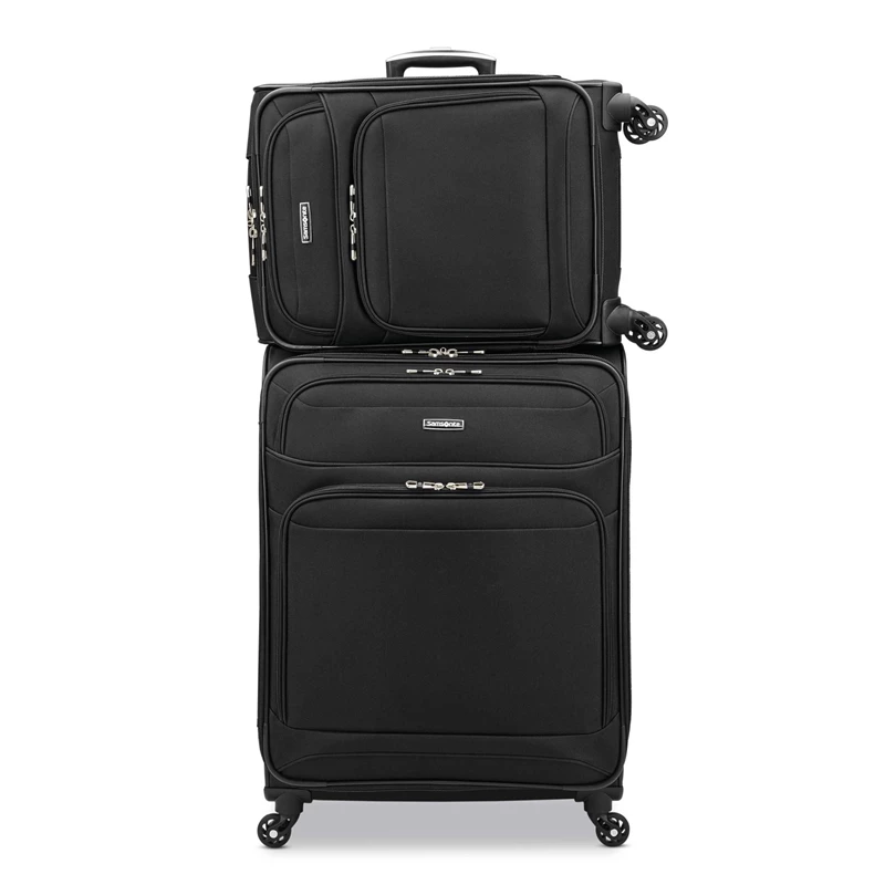 Black Samsonite StackIt™ Plus 2 Piece Set Softside Luggage | 512970-PMG