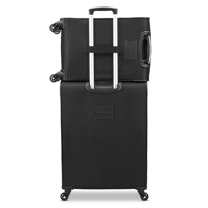 Black Samsonite StackIt™ Plus 2 Piece Set Softside Luggage | 512970-PMG