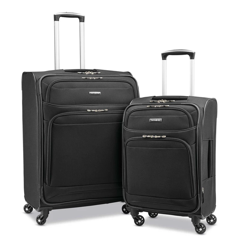 Black Samsonite StackIt™ Plus 2 Piece Set Softside Luggage | 512970-PMG