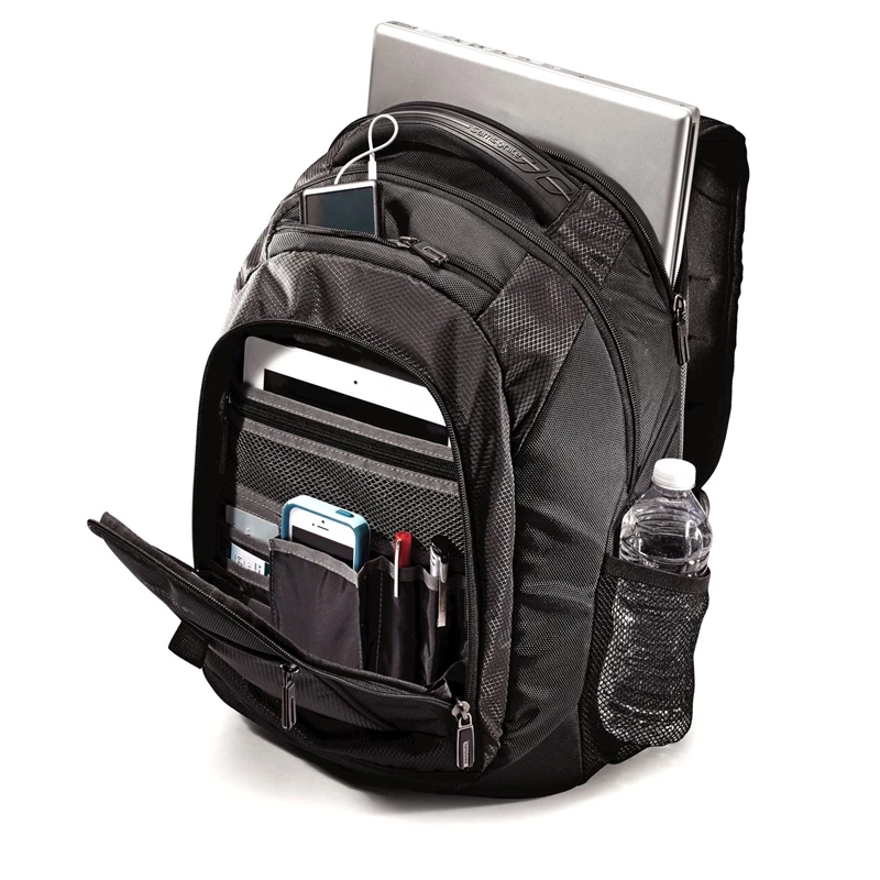 Black Samsonite Tectonic 2 Medium Backpack Laptop Backpacks | 293460-HTC