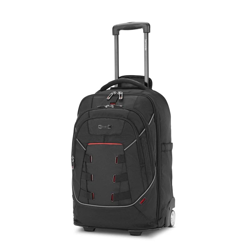 Black Samsonite Tectonic Nutech Wheeled Backpack Laptop Backpacks | 620391-IAR