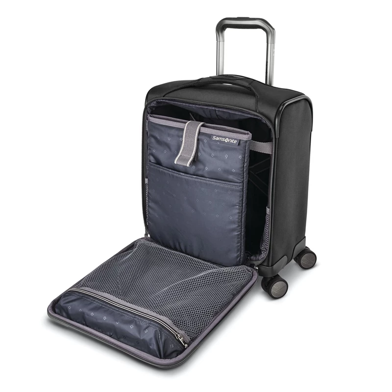 Black Samsonite Theorym Underseater Spinner Spinner Luggage | 720384-BSF