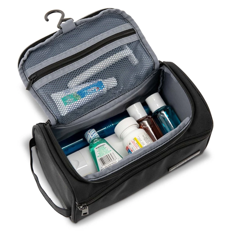 Black Samsonite Top Zip Travel Kit Toiletry & Cosmetic Kits | 065348-CWF