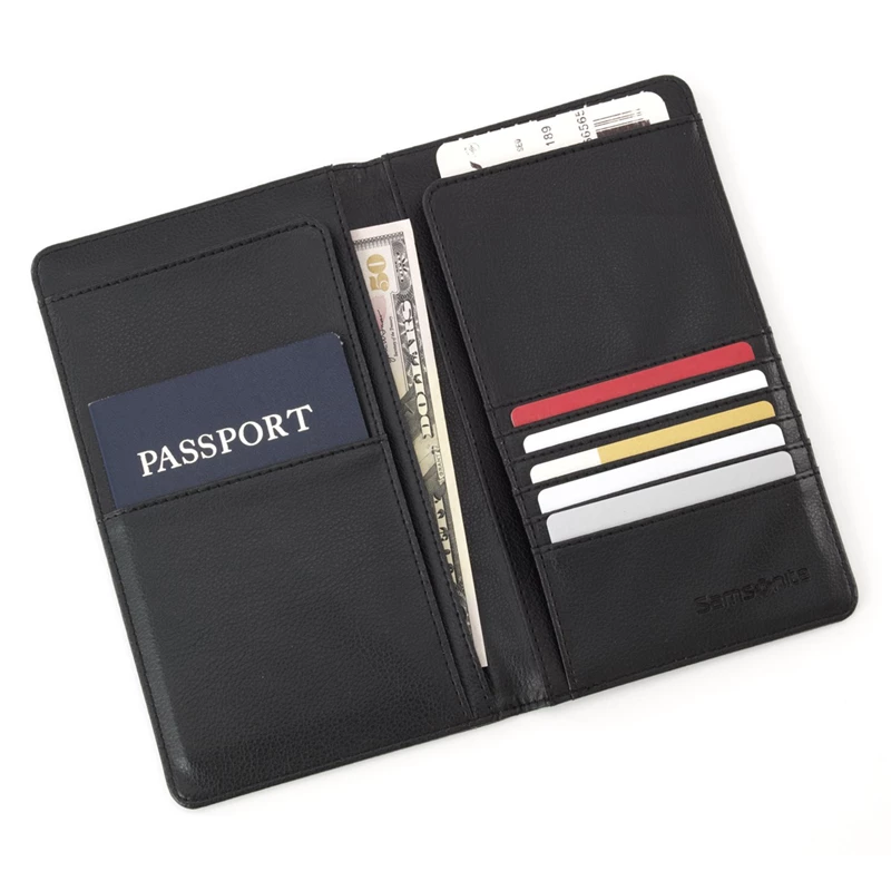 Black Samsonite Travel Wallet Wallets & Passport Covers | 126059-KGY