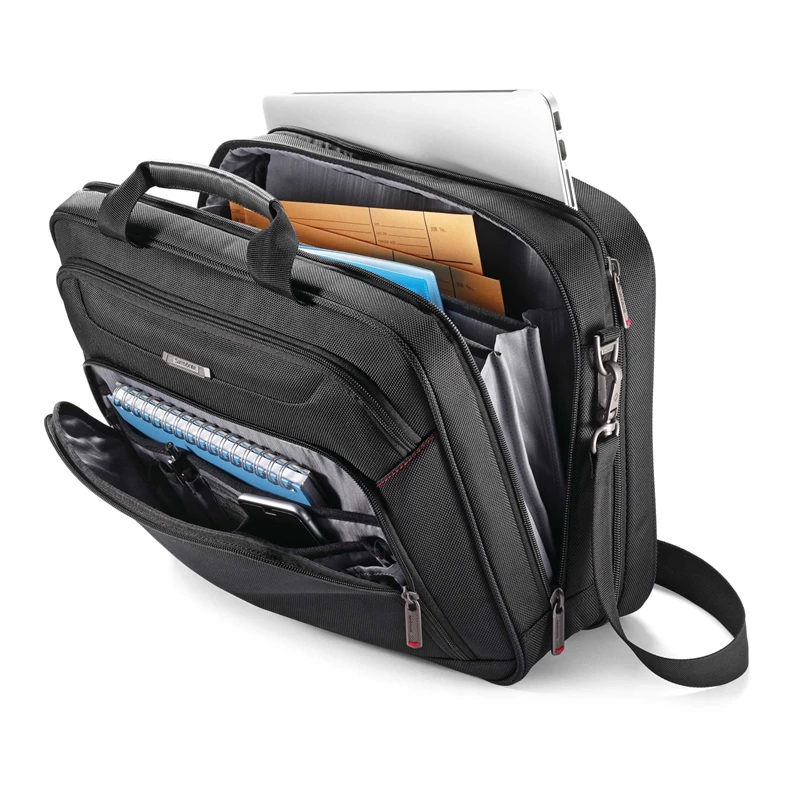 Black Samsonite Xenon 3.0 Two-Gusset Toploader Laptop Bags & Briefcases | 851234-WXS