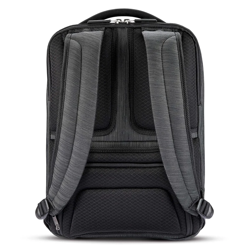 Black/Silver Samsonite SXK Slim Backpack Laptop Backpacks | 385421-MUG