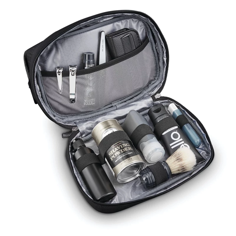 Black/Silver Samsonite SXK Toiletry Kit Toiletry & Cosmetic Kits | 867920-XHI