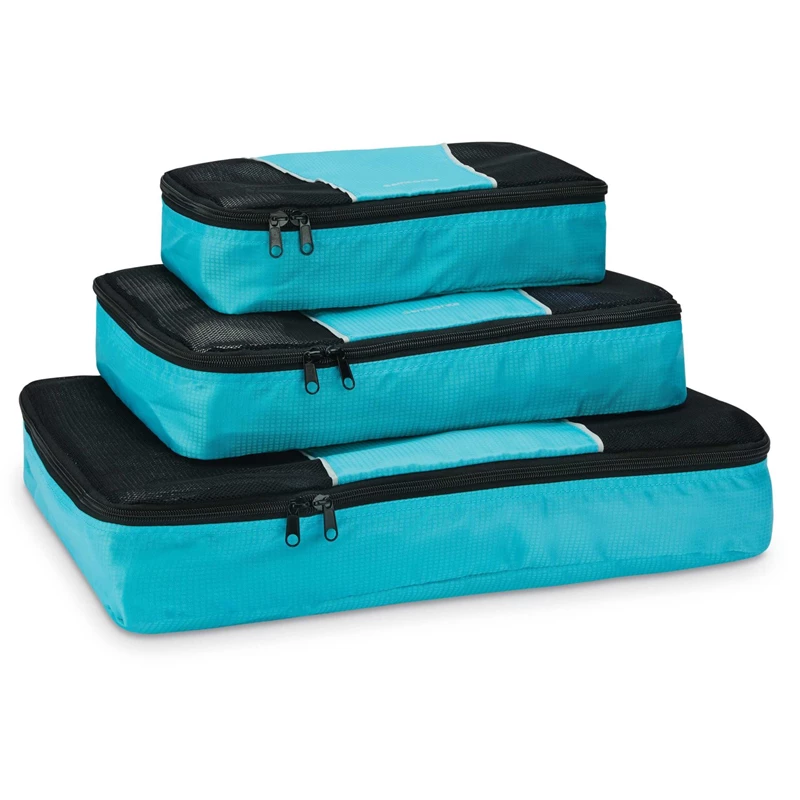 Blue Samsonite 3 Piece Packing Cube Set Packing Organization | 673584-VDZ