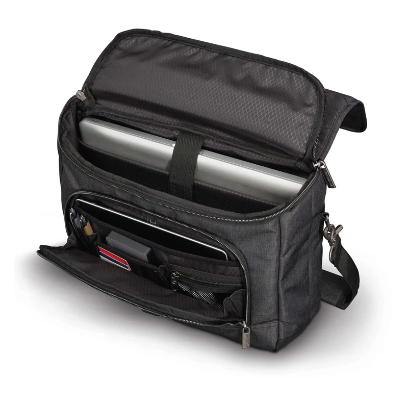 Charcoal Heather/Charcoal Samsonite Modern Utility Messenger Bag Business Bags | 806173-NIX