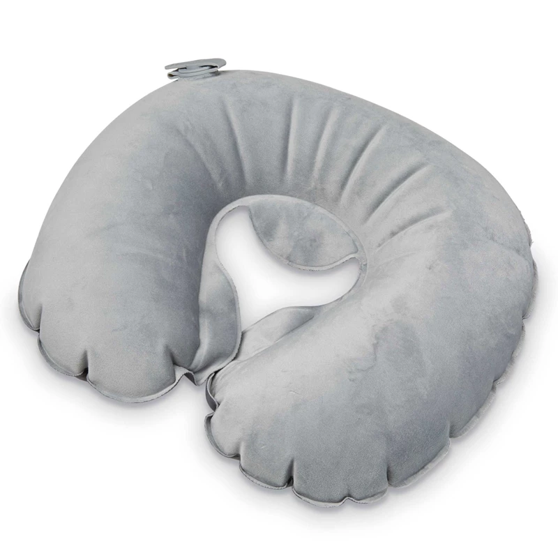 Charcoal Samsonite Inflatable Pillow with Pouch Travel Comfort | 756124-YAG