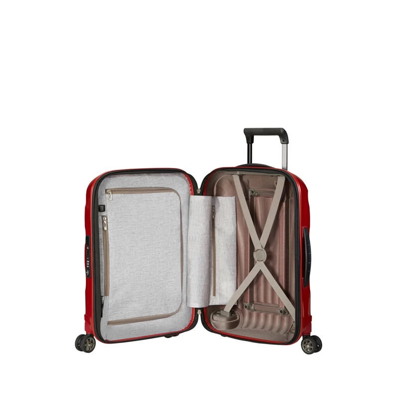 Chili Red Samsonite C-Lite Carry-On Spinner Spinner Luggage | 607128-SNC