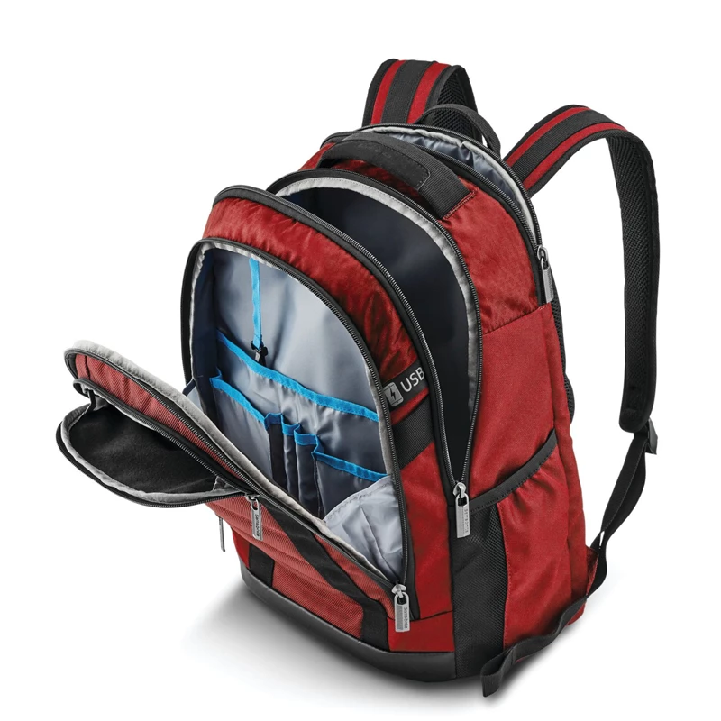 Classic Red Samsonite Carrier GSD Backpack Laptop Backpacks | 328071-ZFP