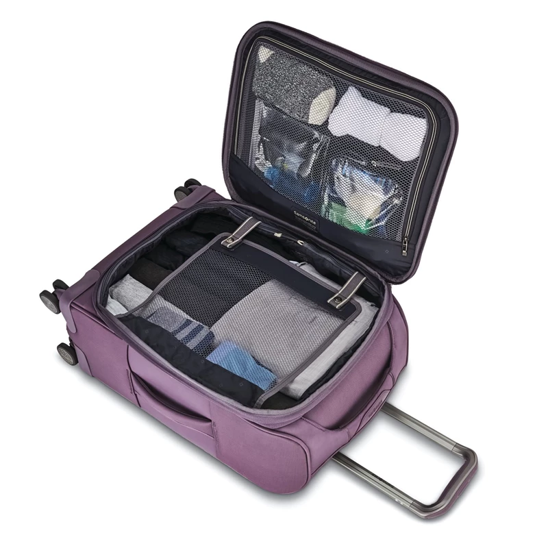 Dahlia Purple Samsonite Theorym 22 x 14 x 9 Spinner Softside Luggage | 437605-UCN