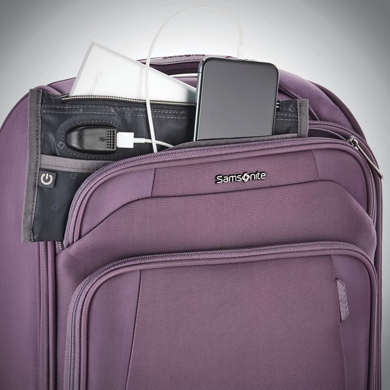 Dahlia Purple Samsonite Theorym 22 x 14 x 9 Spinner Softside Luggage | 437605-UCN