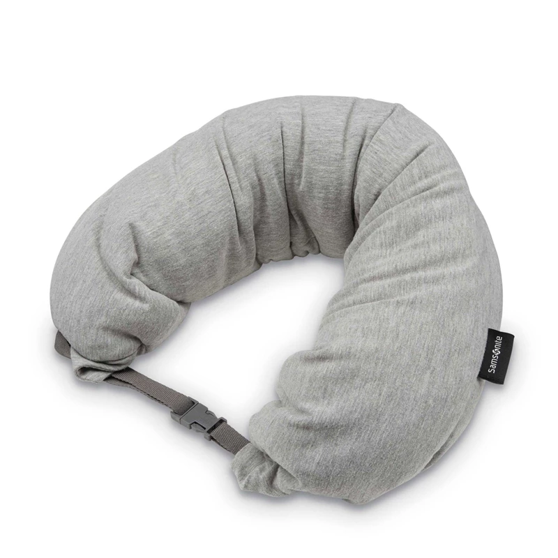 Frost Grey Samsonite Microbead 3-in-1 Neck Pillow Travel Comfort | 840157-UFT