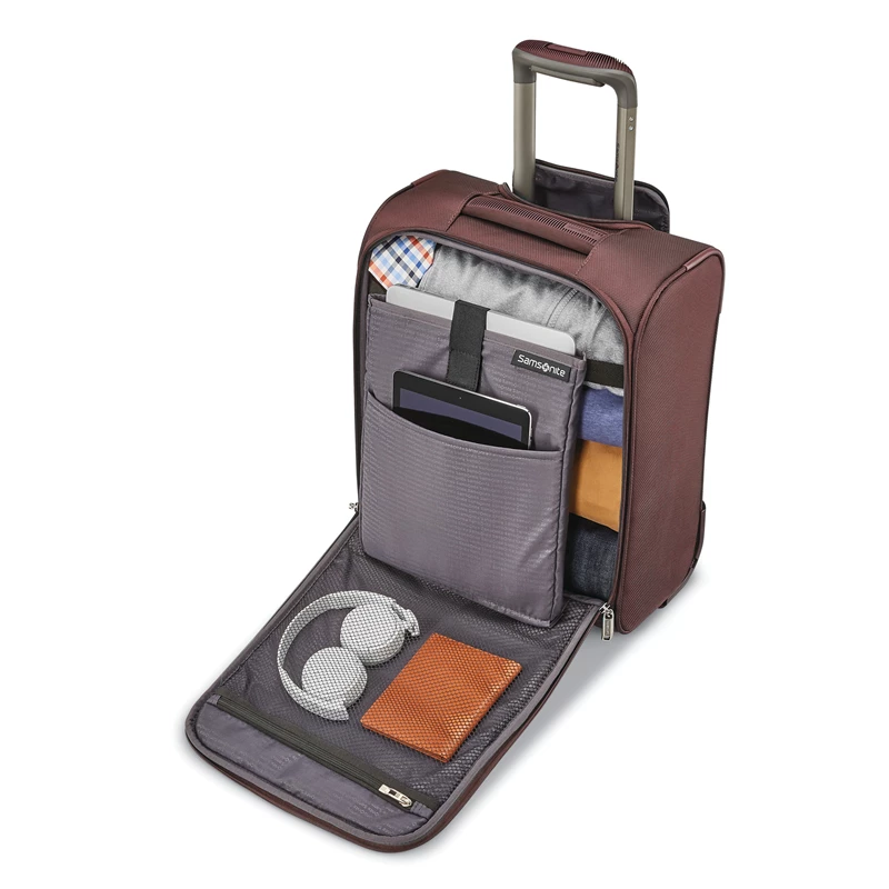 Grey Samsonite Insignis Underseater Wheeled Carry-On Underseat Luggage | 719052-KLE