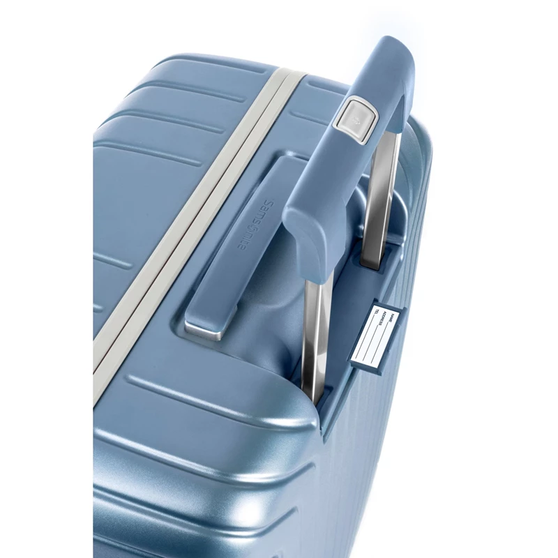 Ice Blue Samsonite Lite-Frame Checked Spinner Checked Luggage | 374852-KLQ