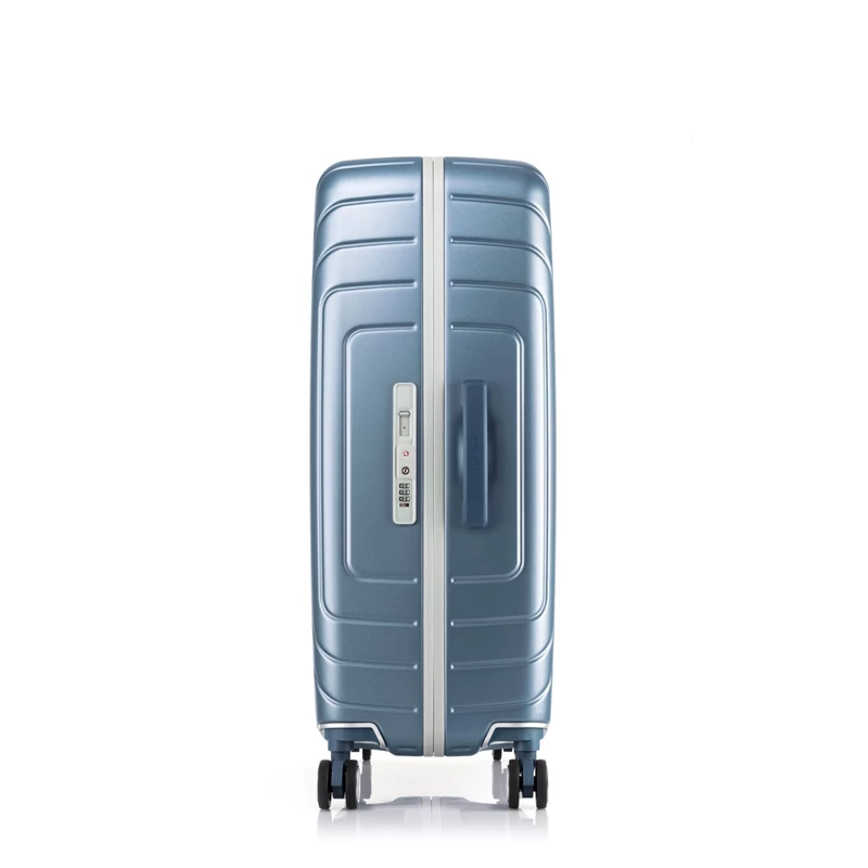 Ice Blue Samsonite Lite-Frame Checked Spinner Checked Luggage | 374852-KLQ