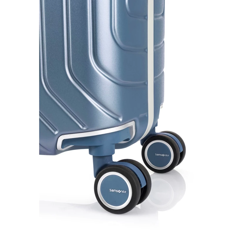 Ice Blue Samsonite Lite-Frame Checked Spinner Checked Luggage | 374852-KLQ