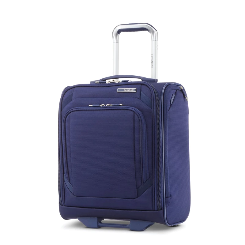 Iris Blue Samsonite Ascentra Wheeled Underseater Softside Luggage | 937425-ZQJ