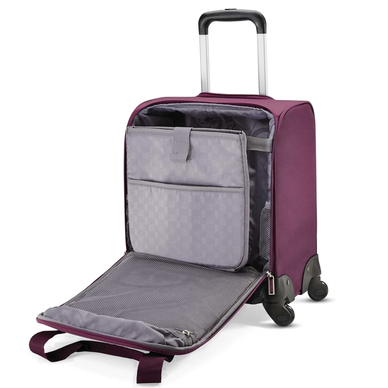 Light Beige / Grey Samsonite Spinner Underseater with USB Port Underseat Luggage | 734095-YKV