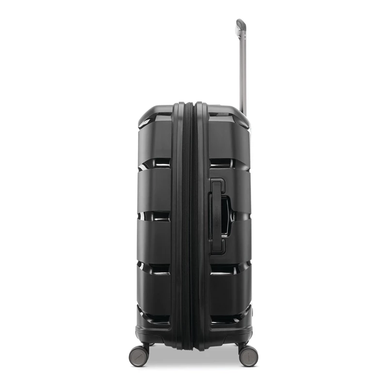 Midnight Black Samsonite Outline Pro Medium Spinner Checked Luggage | 614325-ZLH