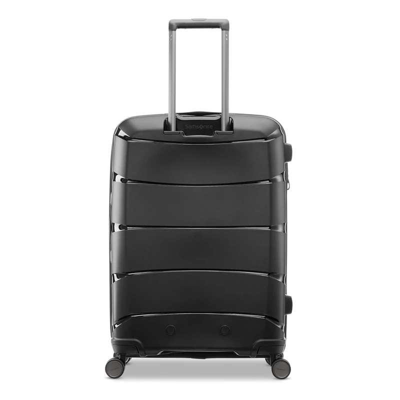 Midnight Black Samsonite Outline Pro Medium Spinner Checked Luggage | 614325-ZLH